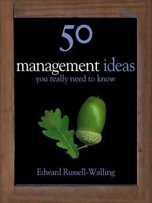 cover image of 50 Management Ideas You Really Need to Know